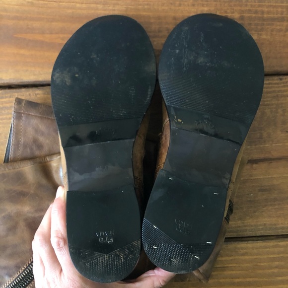 Steve Madden Sinclair Cognac Boots - Picture 8 of 8